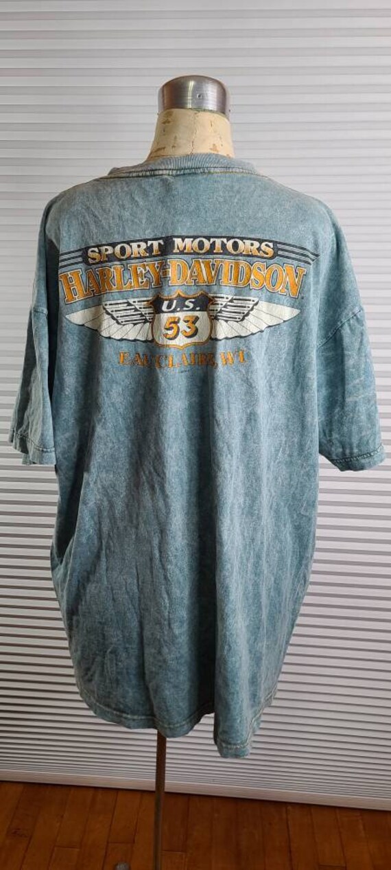 1997 Harley Davidson XL T Shirt. Eau Claire, Wisc… - image 5