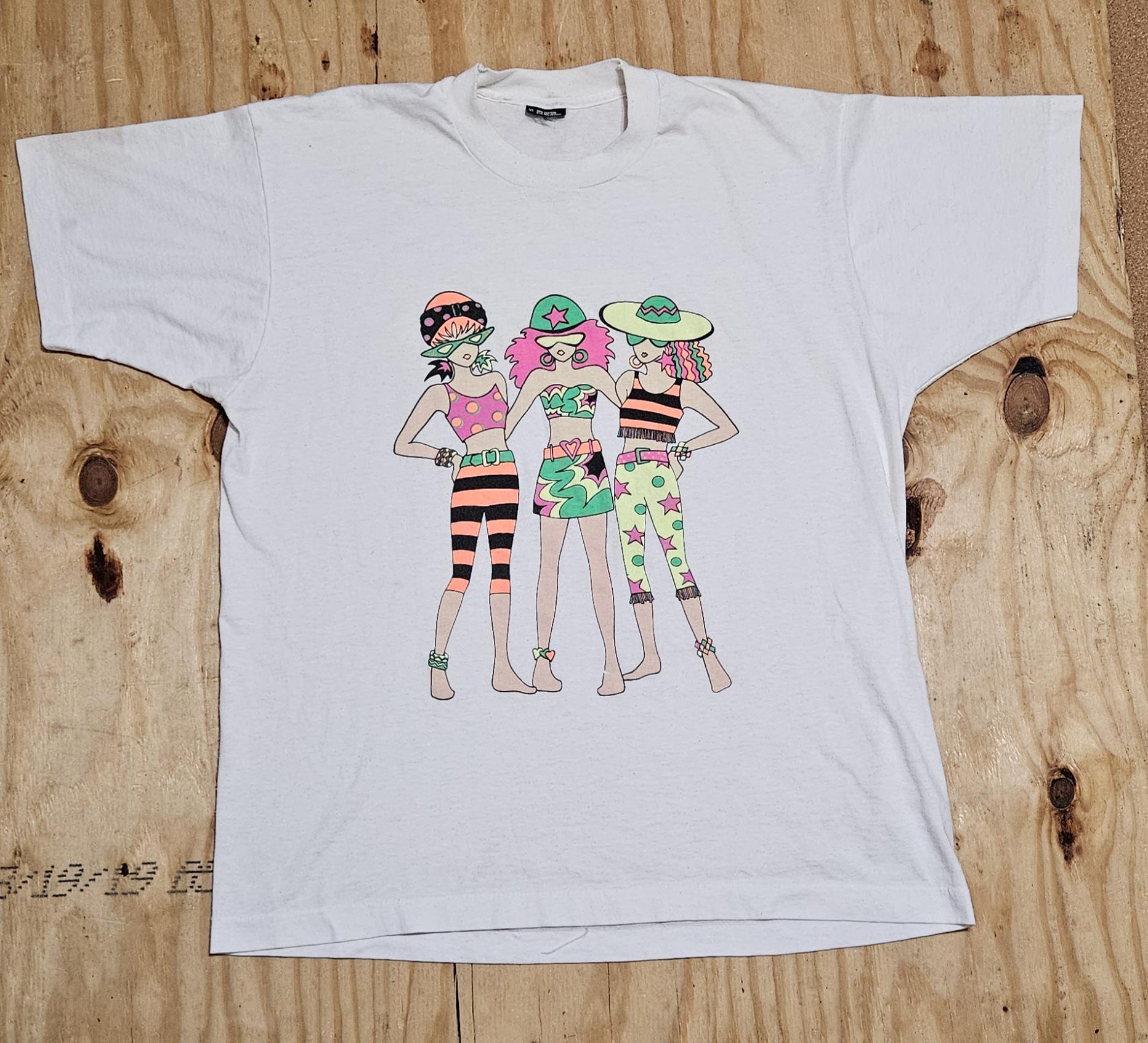 90s Men's XL Stained Posh Women Graphic Single Stitch T