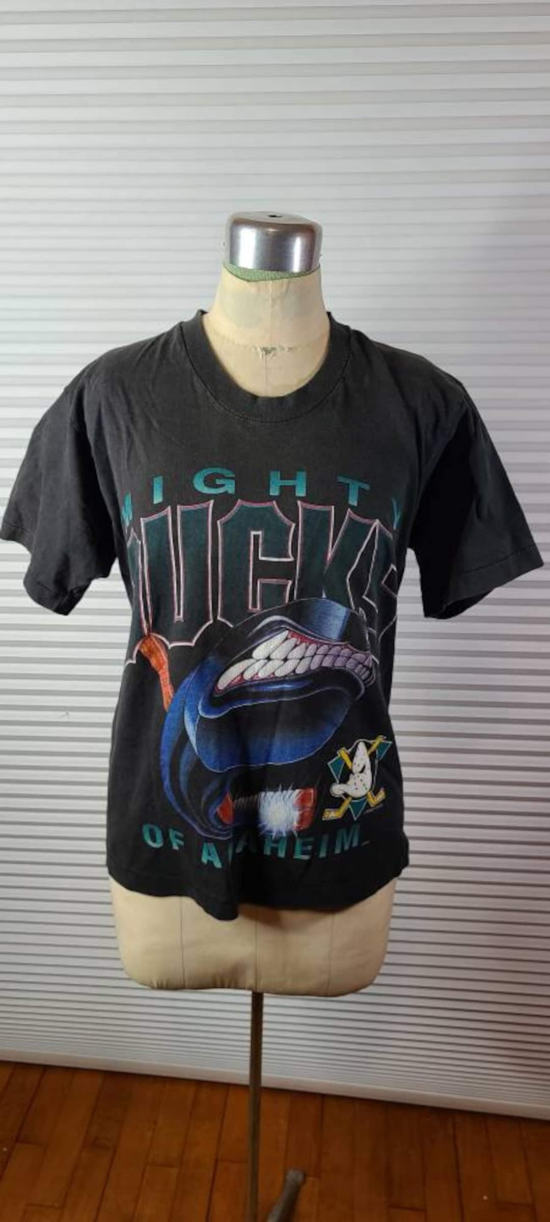 Vintage Starter - Mighty Ducks of Anaheim Single Stitch T-Shirt 1990s Large