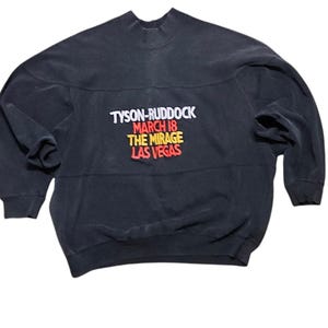 Mike Tyson Vs Ruddock Vintage 1991 Men&#39;s Large Crewneck.
