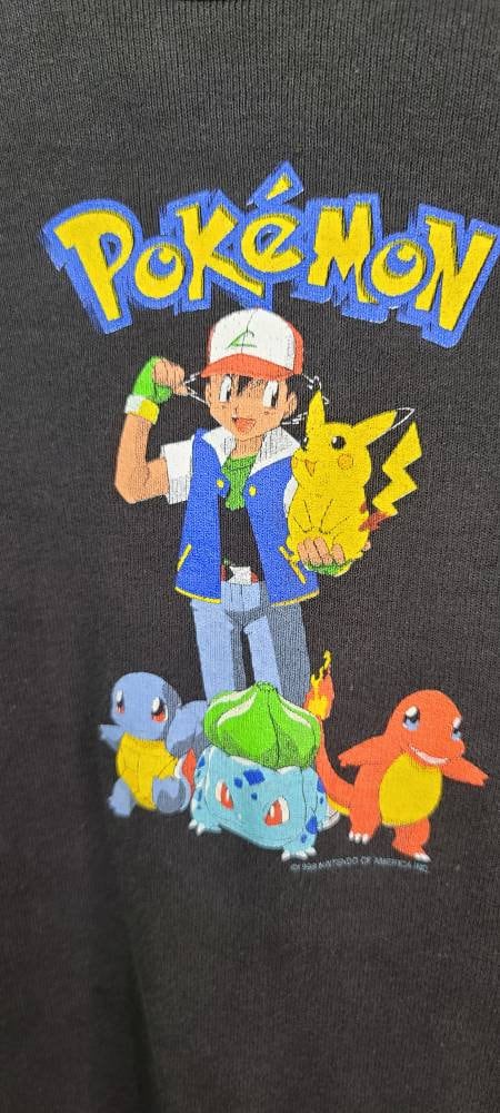 Pokémon 1998/99 Small T Shirt. Made in USA. Nintendo 1998/99