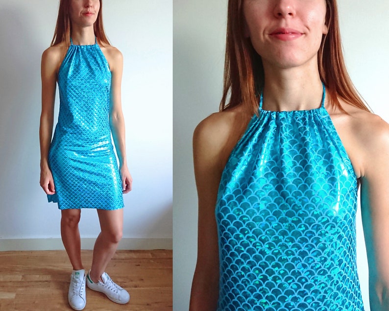 holographic mermaid dress