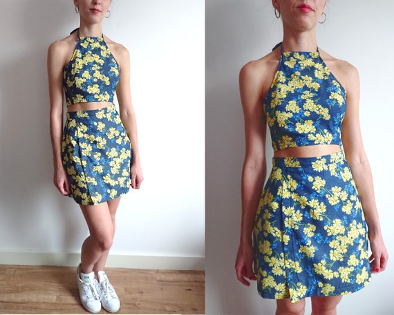 black denim co ord set