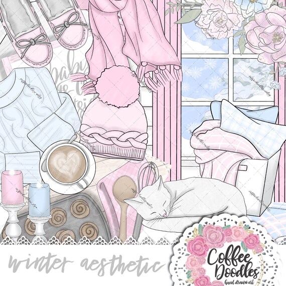 Be Mine Inspired Clipart Fashion Girl Clip Art Illustration Planner Stickers Digital Artwork Planner