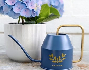 Personalised Watering Can Garden Gift - Royal Blue