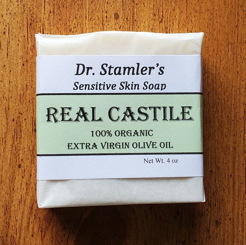 Real Castile Olive Oil Soap for Sensitive Skin100 Organic Etsy