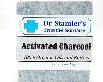 Activated Charcoal with Shea Butter Sensitive Skin Soap