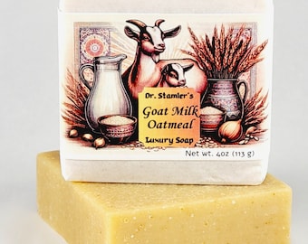 Goat Milk Oatmeal Soap for Sensitive Skin