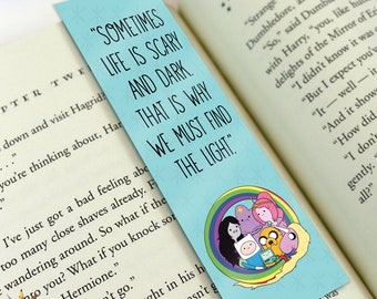 Adventure Time Inspired Bookmark. Illustration, Journal, Adventure Time, Cartoon Candy Kingdom, Finn, Jake, LSP Princess Bubblegum Marceline