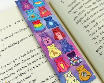 Gravity Falls Mabel Sweaters Inspired Bookmark. Illustration, Holder, Planner, Journal, Cartoon, Dipper Mabel Pines Mystery Shack Bill
