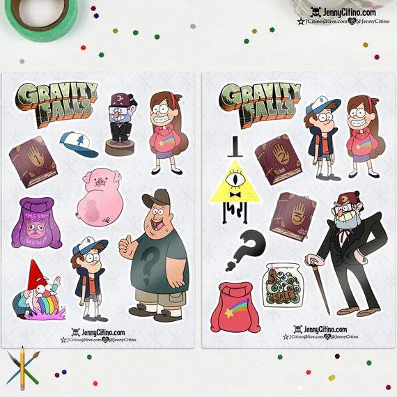 WZMPA Gravity Falls Kosmetiktasche Mit Reißverschluss – Stylische Kulturbeutel Für Frauen Und Mädchen