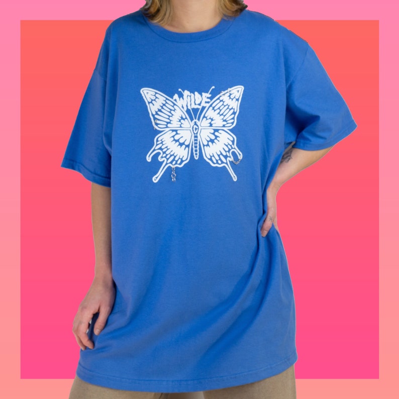 Wilde Butterfly T-shirt blue image 1