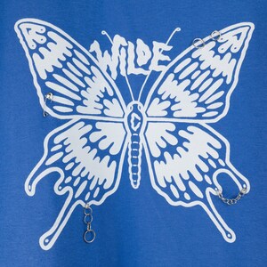 Wilde Butterfly T-shirt blue image 3