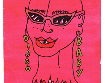Disco Baby Print
