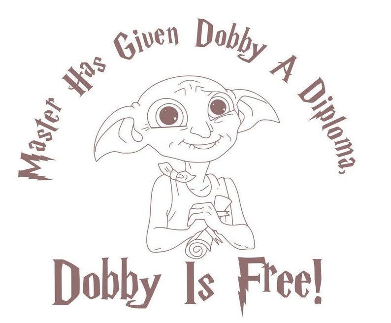 Download Dobby is free svg Harry Potter graduation SVG Graduation ...