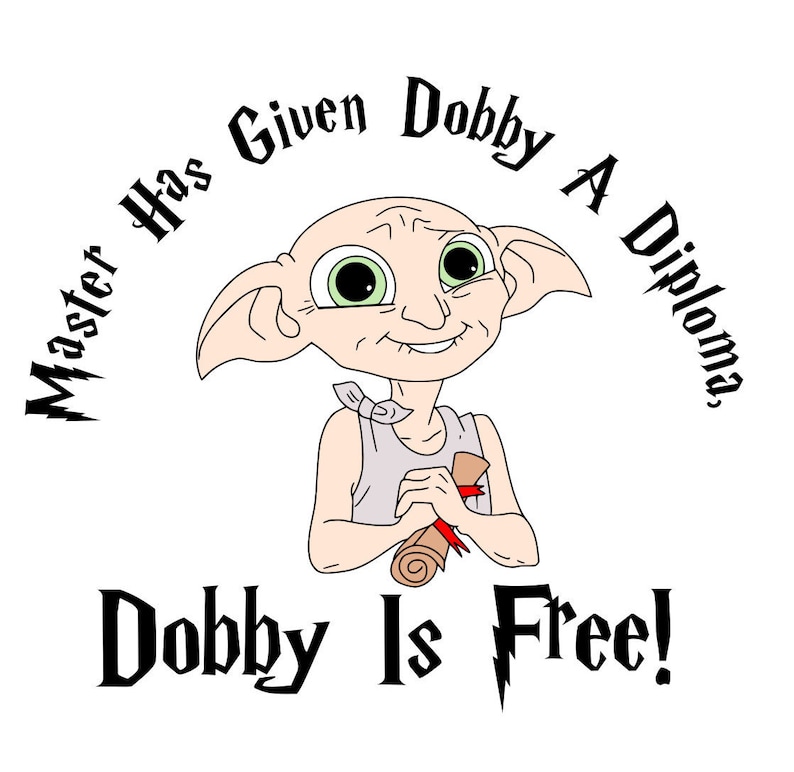 Download Dobby is free svg Harry Potter graduation SVG Graduation ...