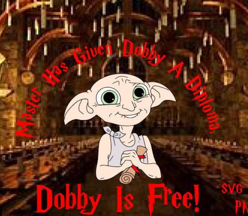 Download Dobby is free svg Harry Potter graduation SVG Graduation ...