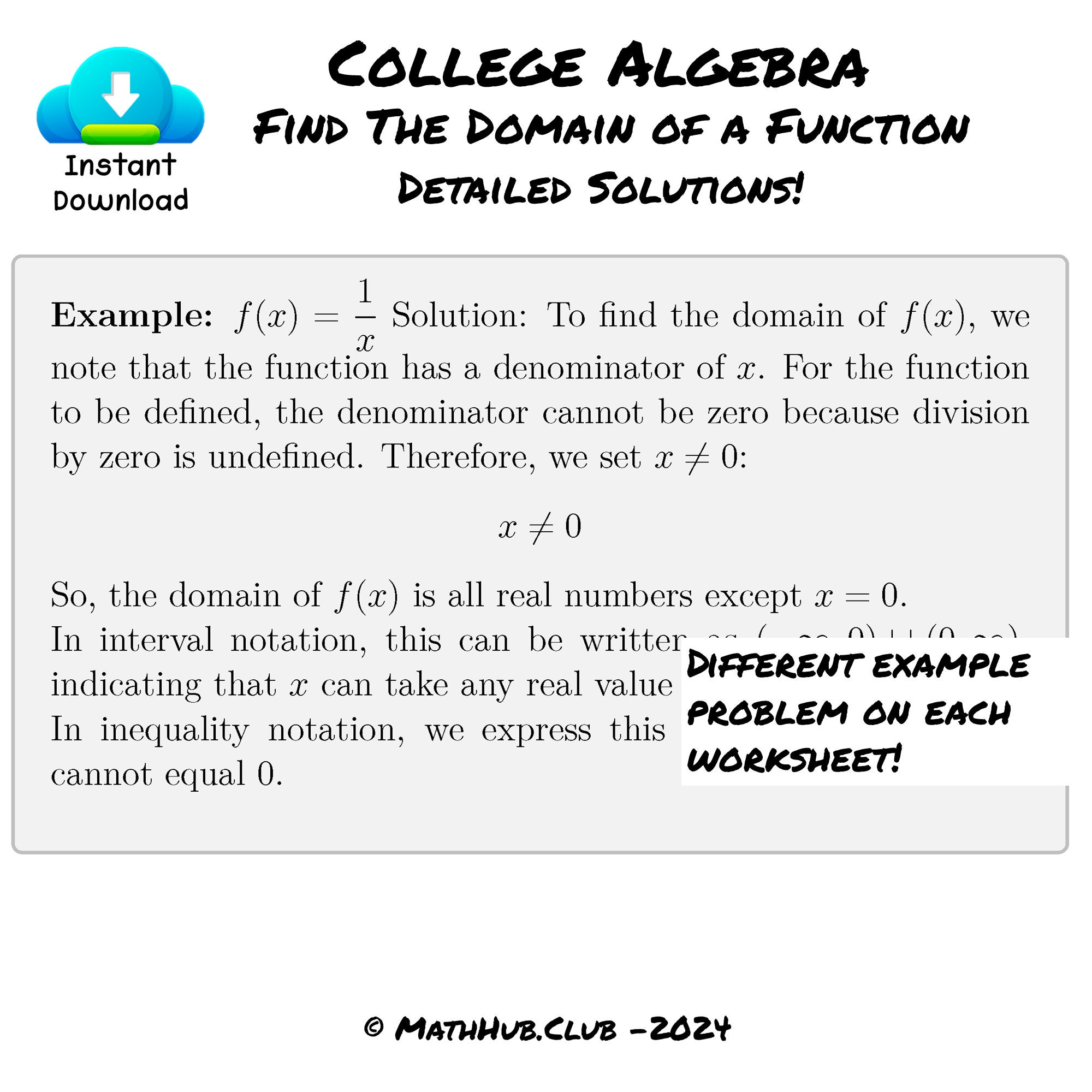 How to Make Cheat Sheets for College Algebra | TikTok, image size:2000x2000