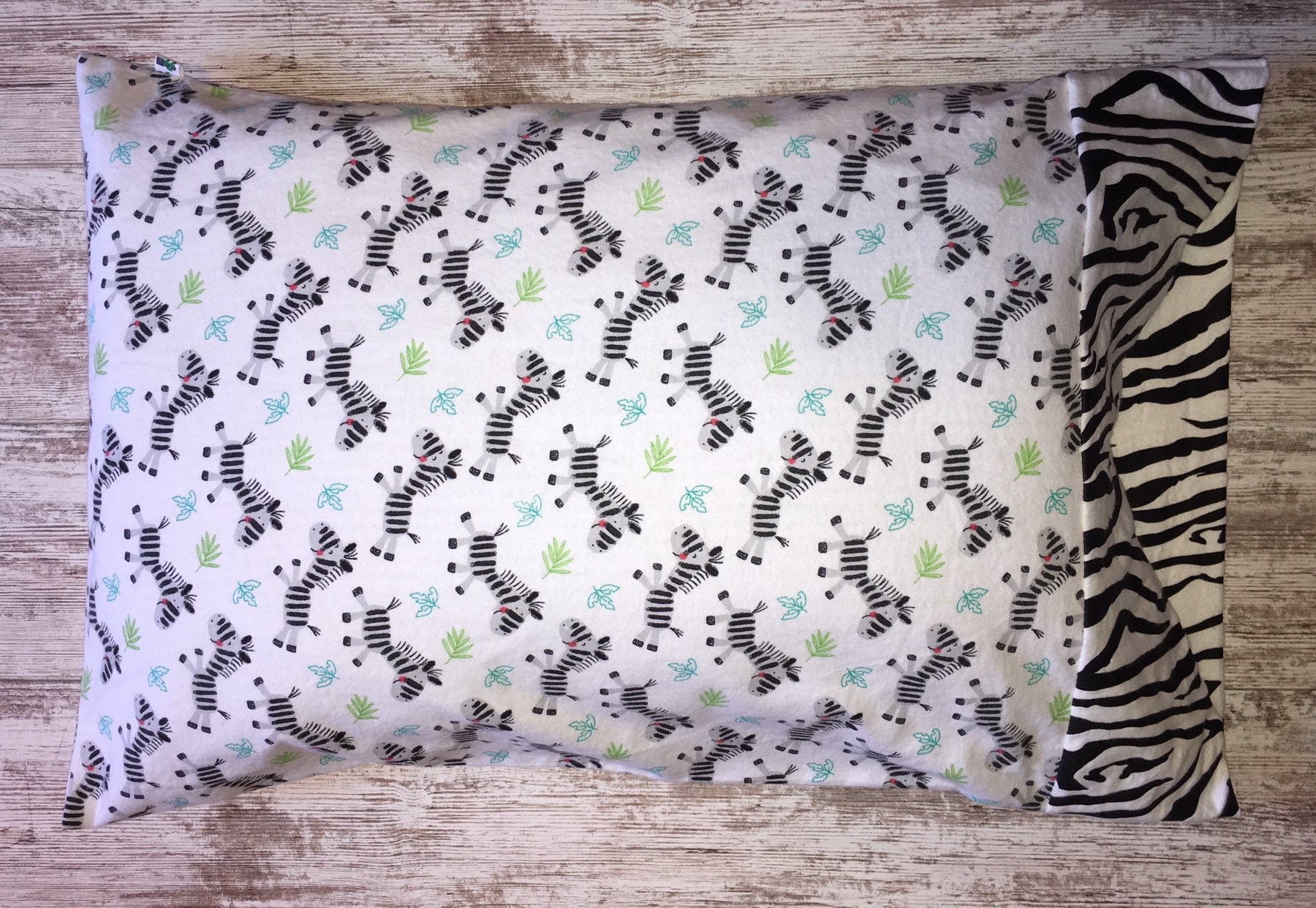Zebra zebras zebra bedding zebra pillowcase handmade Etsy
