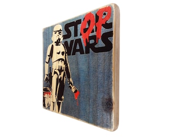 ダース・ベイダー バンクシースタイル アートプリント – 限定版シルク