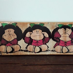 Impresión Mafalda - Quino arte - Regalo - Kartell - Dibujos Animados