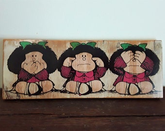 Mafalda print - Quino  art - gift - poster - cartoon