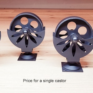 Industrial furniture swivel metal castors casters caster wheels coffee table wheels black 130 mm