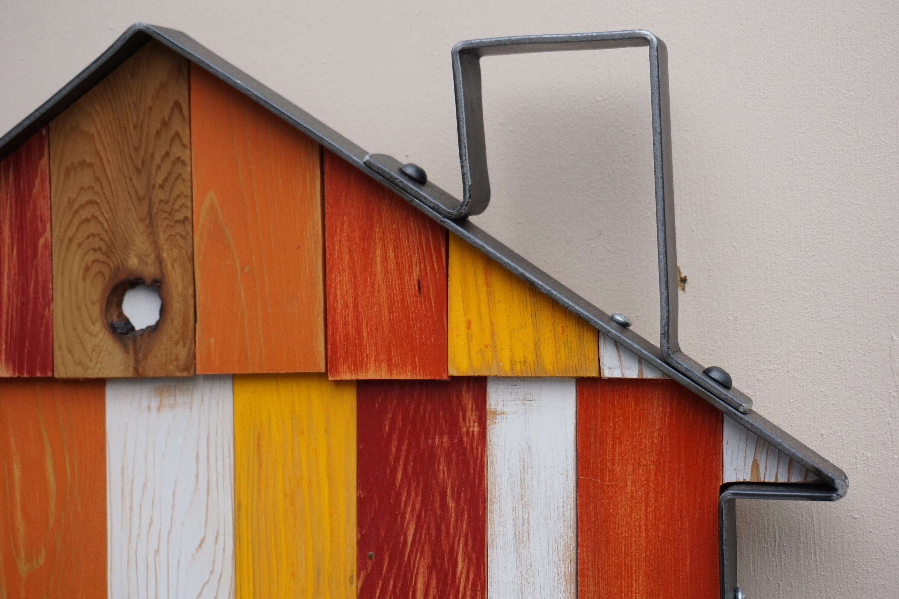 Nuestra Casa Feliz Teja de Cedro Reciclado Arte de la | Etsy