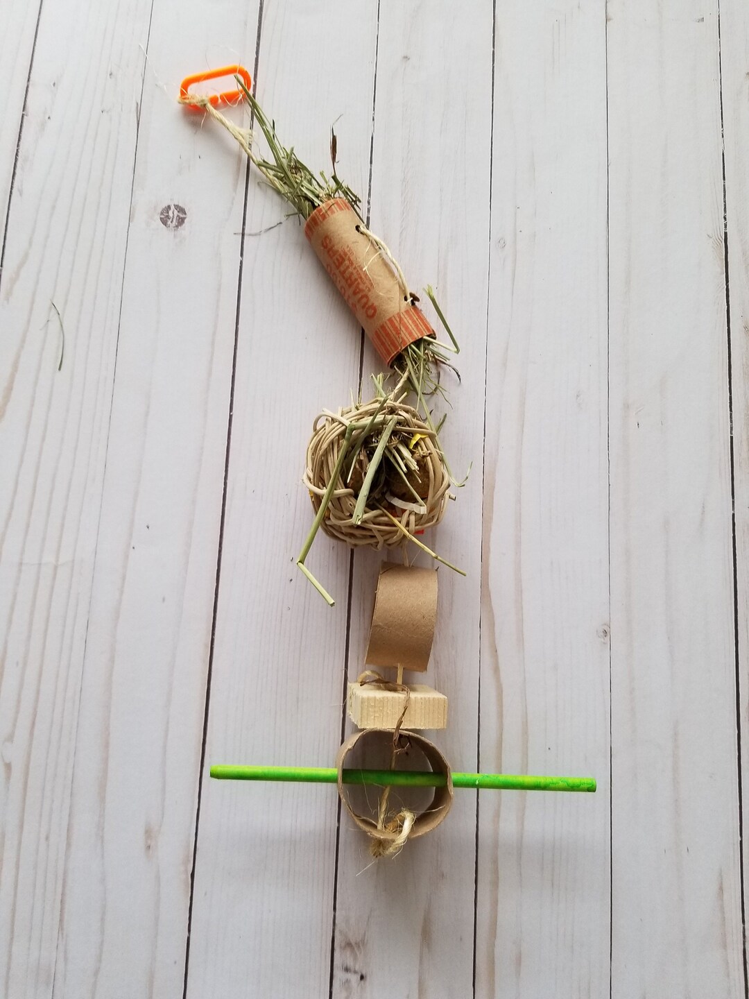 Foraging Toys Edible Toys for Bunnies small Animal Lovers Natural Chew