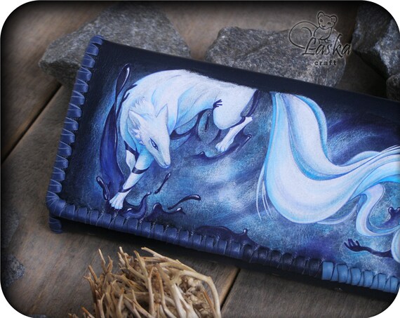 Anime Leather Wallet Kitsune Natsume Women's Leather 