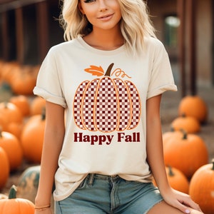 Happy Fall Pumpkin PNG File Digital File for sublimation/DTF