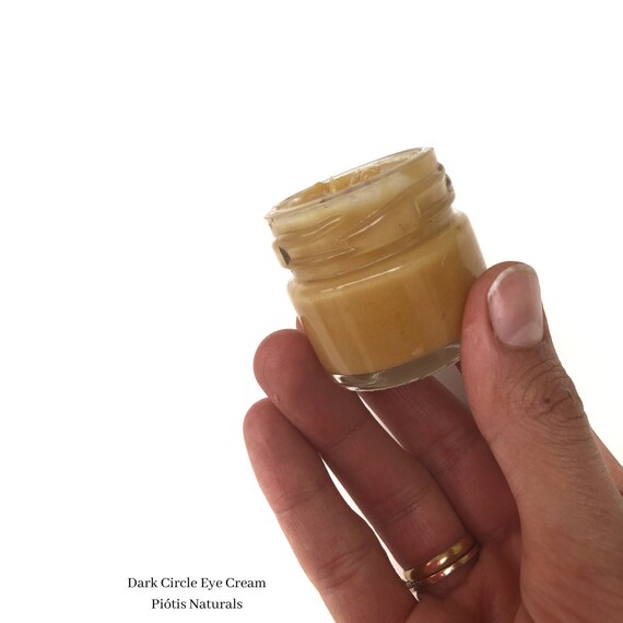 Organic vegan eye cream for dark circles and puffy eyes. Vegan Etsy