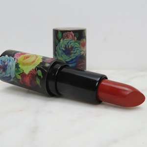 Veganer Lippenstift Brautjungfer Geschenk, Geschenk für sie, Bio-Vegan-Kosmetik, veganer Make-up, bernsteinfarbener Lippenstift, nicht-nanomineralischer Lippenstift