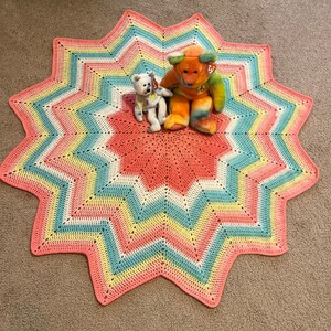 Starburst Baby Afghan