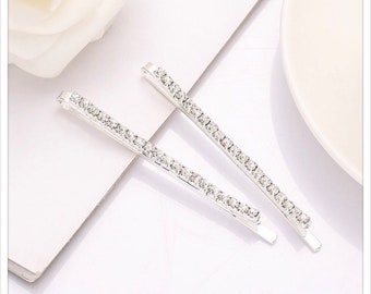 Crystal Metal Women Rhinestone Flower Hair Clip Flowers Hairpin Barrette N7