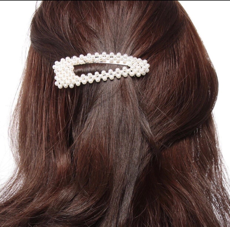 Pearl Hair Clip Pearl Hair Pin Hair Accessories Pearl Etsy