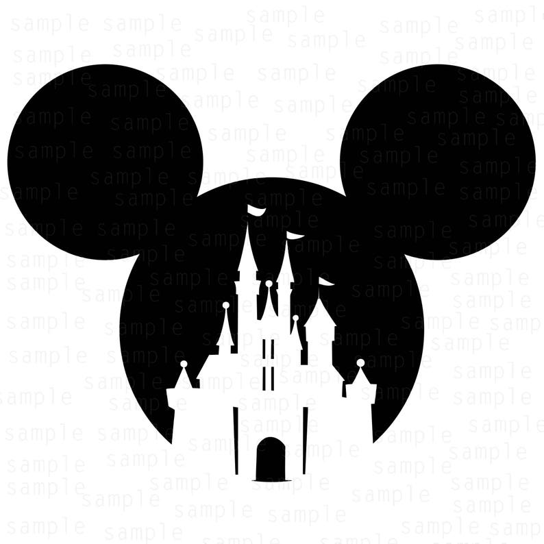 Download Mickey Castle Disney SVG Mickey castle svg download files ...