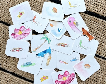 Set de notas y pegatinas para lonchera Bluey