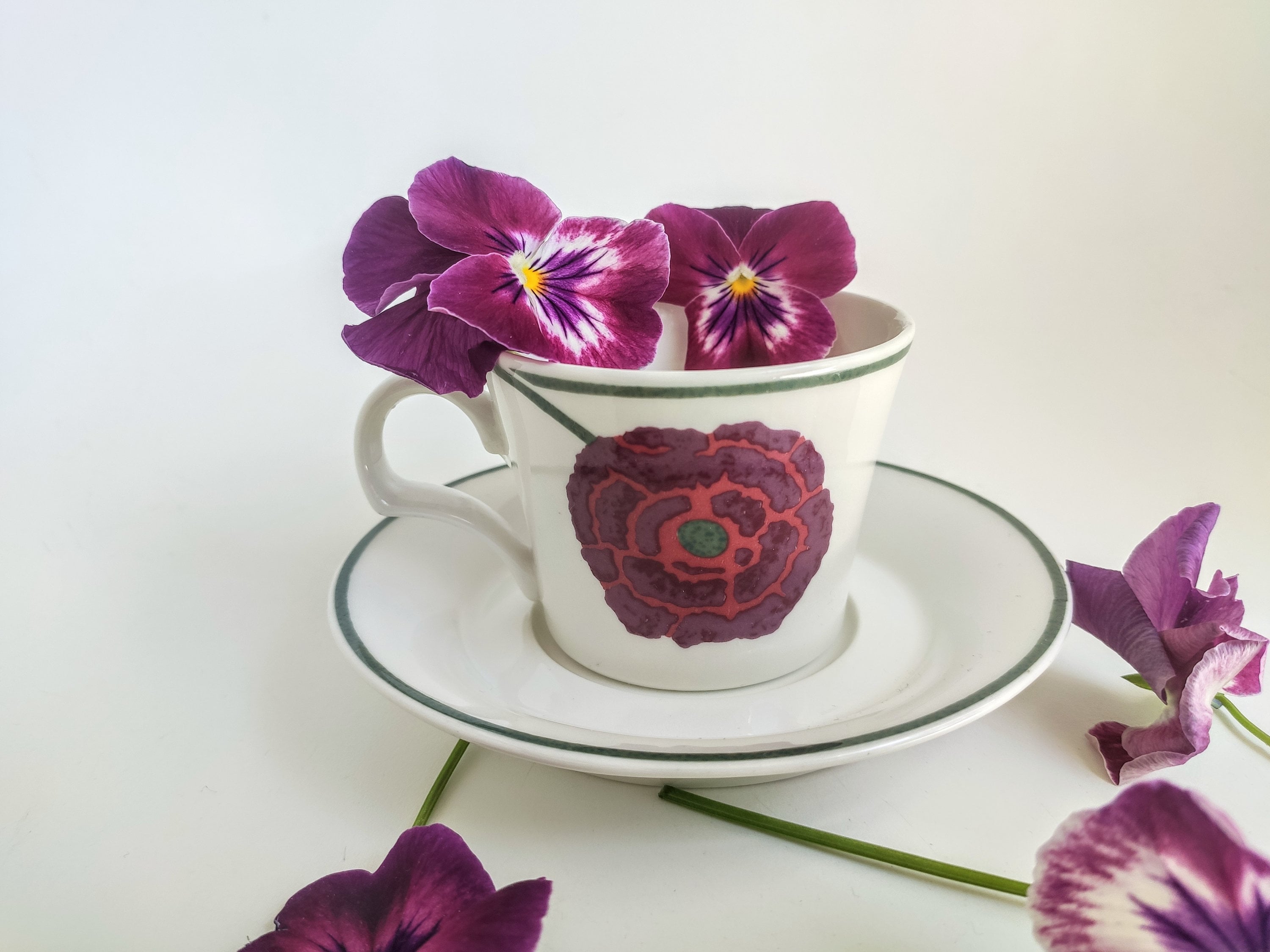 Arabia finland cup blue flower - Etsy 日本