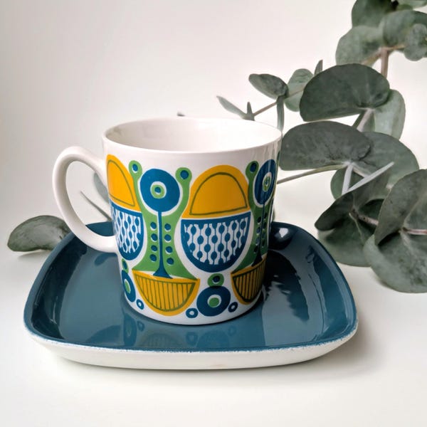 CALYPSO Figgjo Noorwegen turi-design vintage koffie kop en schotel