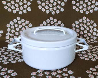 Seppo Mallat Finel Arabia Finland, vintage 1,5 litre geëmailleerde Finella kookpot, soeppan - Wärtsilä