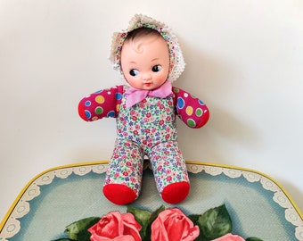 Shevie Puppe Quietschepuppe Vintage - Bella Pouet Puppe - Stoffpuppe - Retro - new old stock 2 - mint
