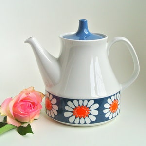 DAISY Figgjo Noorwegen turi-design theepot - vintage - Scandinavisch midden eeuw