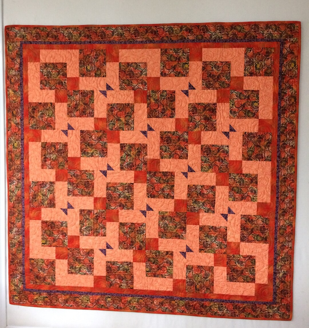Lap Quilt Throw Bed Runner - Etsy