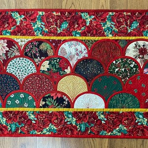 Quilt, Christmas, Table Topper, Table Runner, Throw