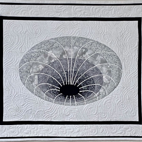 Black Hole Vortex Quilt Etsy