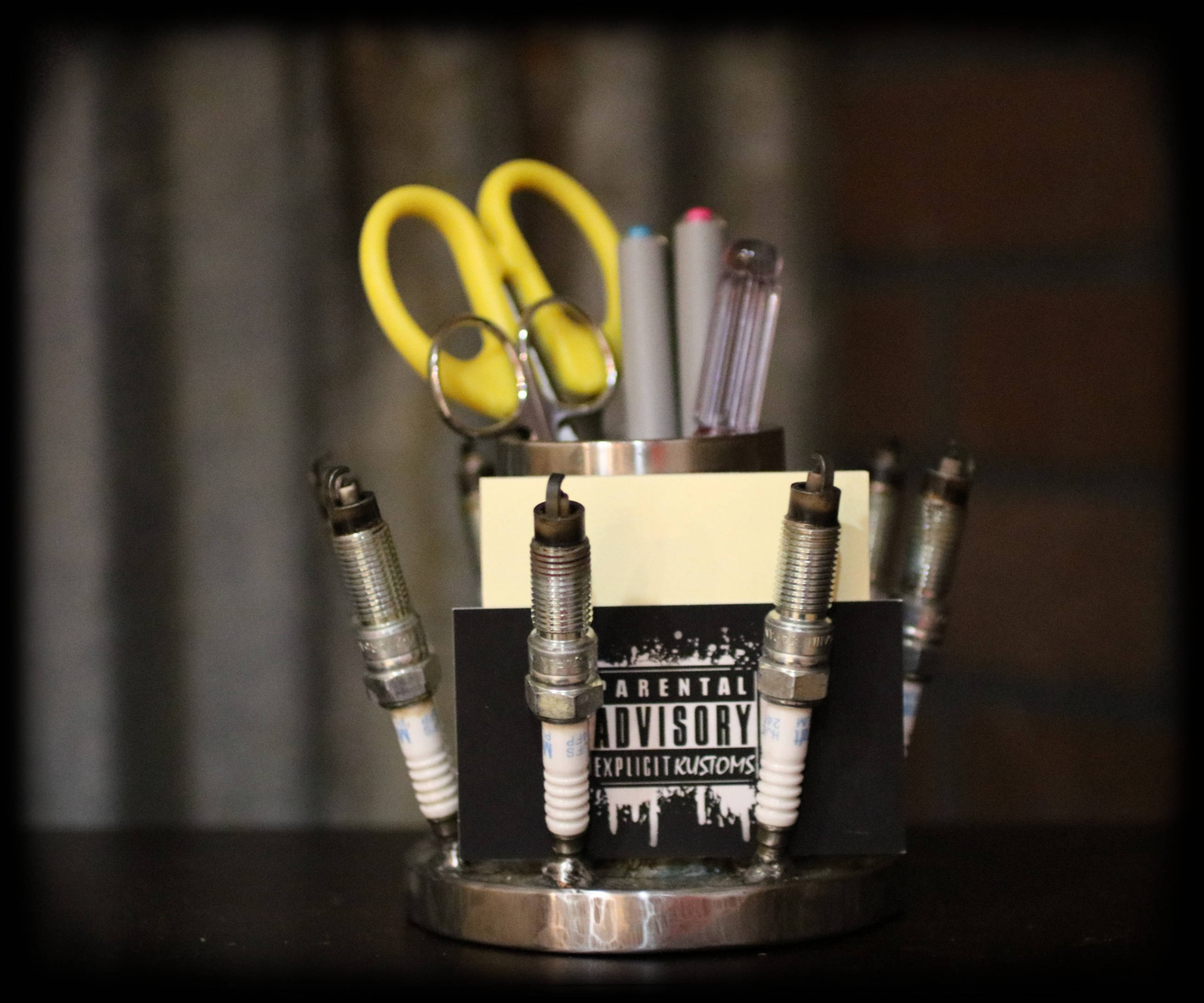 Spark Plug Pen Holder Etsy
