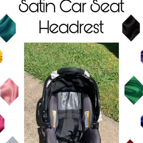 Baby Car Seat Satin Hair Protector Many Colors Available Etsy