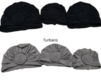 Baby Turban | Toddler Turban | Adult Turban | Satin Lined Turban | Turban With Satin | Day Hat With Turban | Satin Baby Bonnet | Baby Bonnet