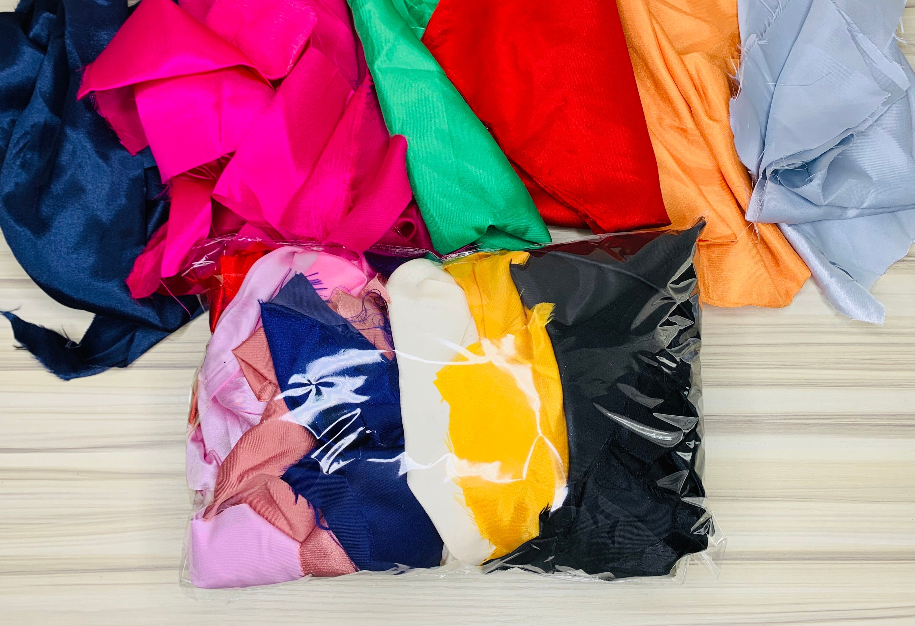 4oz Fabric Scrap Bags Satin Scrap Bags Scrap Bags Grab - Etsy